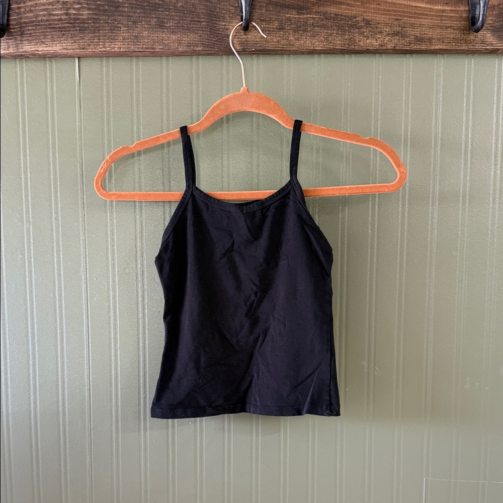 Youth Buckle Black Camisole Top